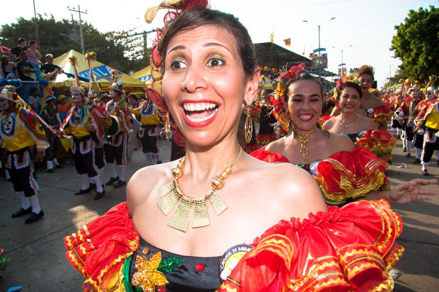 Mujer Bailando el Garabato en la Gran Parada, Carn...