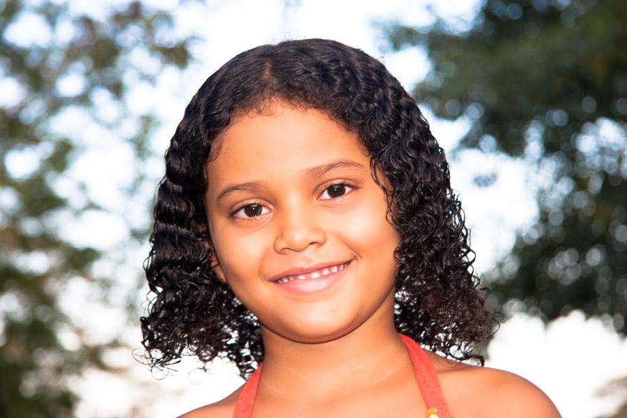 Retrato de una Niña Sonriendo 