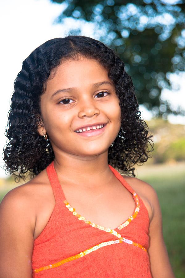 Retrato de una Niña Sonriendo 