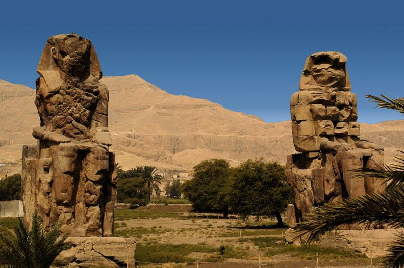 Coloso de Memnon, Egipto, El Cairo