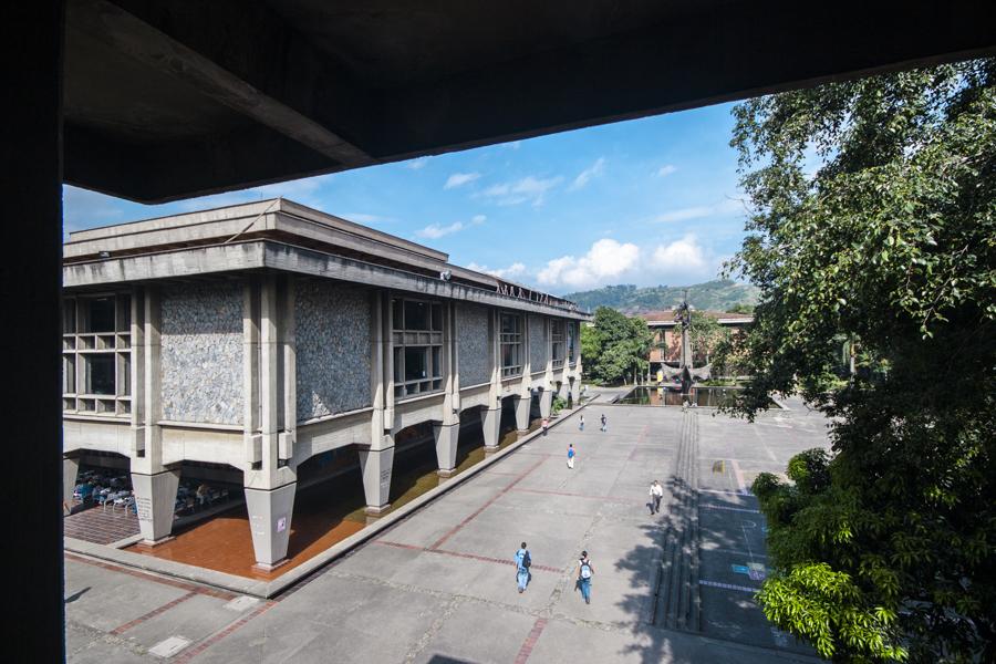 Plaza Central Universidad de Antioquia, Medellin, ...