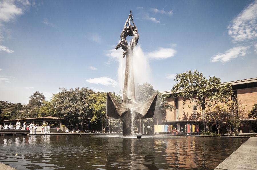 Plaza Central Universidad de Antioquia, Medellin, ...