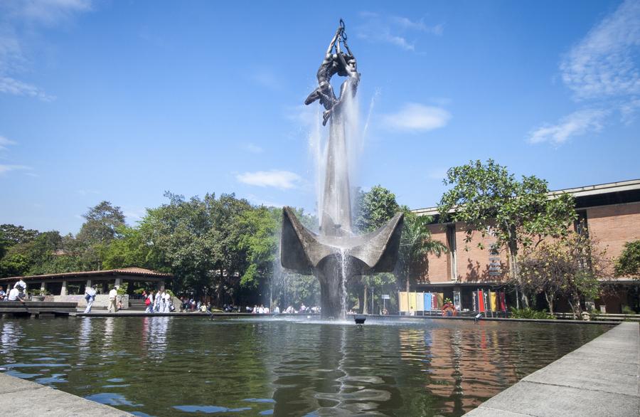 Plaza Central Universidad de Antioquia, Medellin, ...