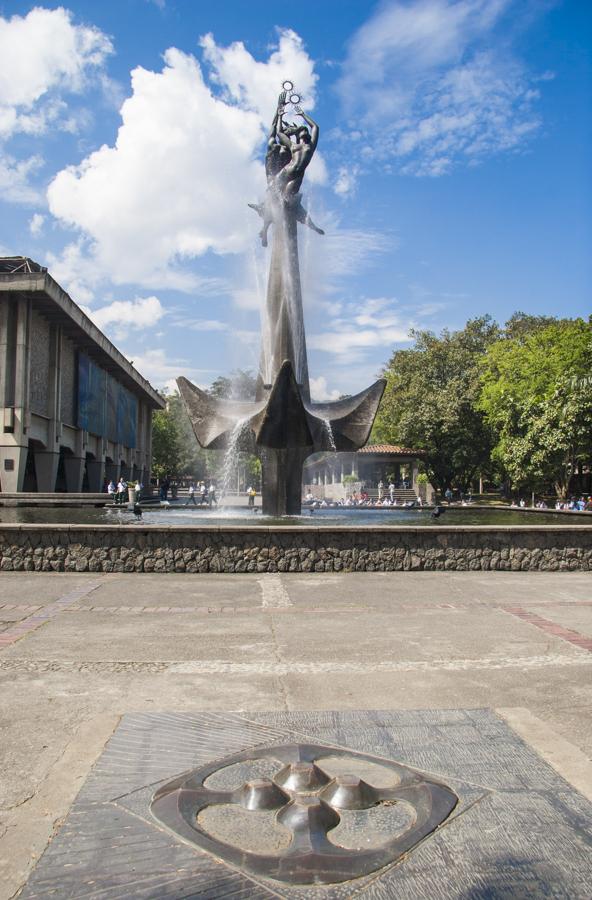 Plaza Central Universidad de Antioquia, Medellin, ...