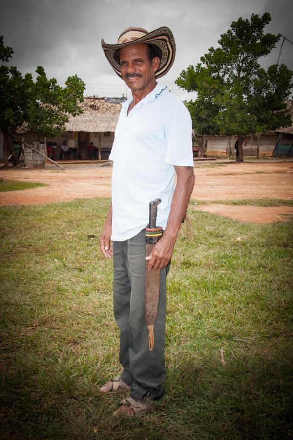 Retrato de Campesino con Machete 