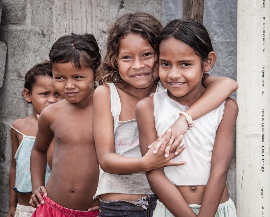 Retrato de Niños Campesinos 