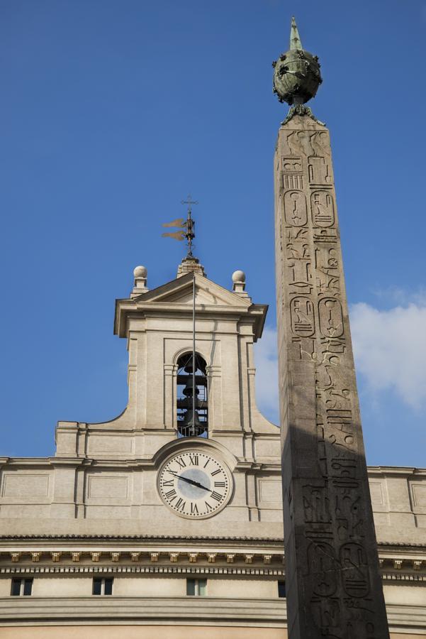 Obelisk of Montecitorio, Rome, Lazio, Italy, Weste...