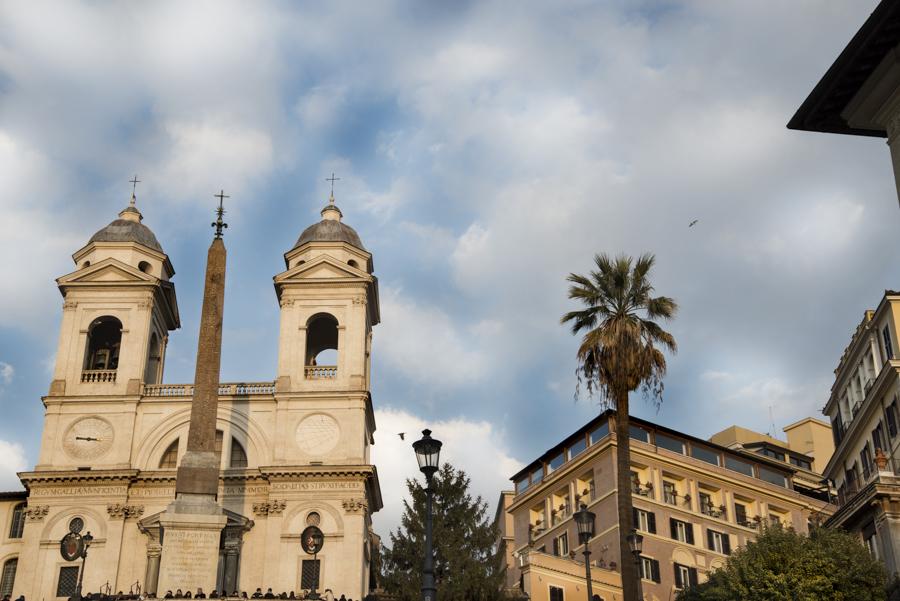 Church of the Trinita dei Monti, Rome, Lazio, Ital...