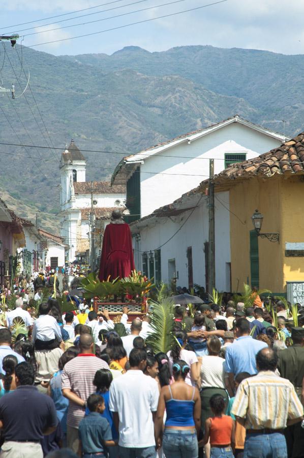 Procesion de Semana santa en Santa fe de Antioquia...