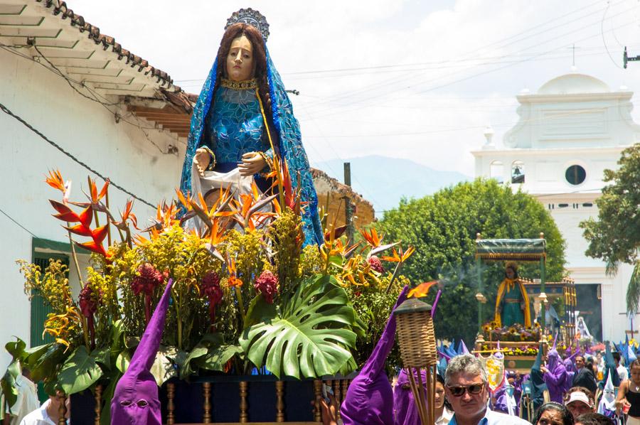 Paso de la semana santa de Santa fe de Antioquia, ...