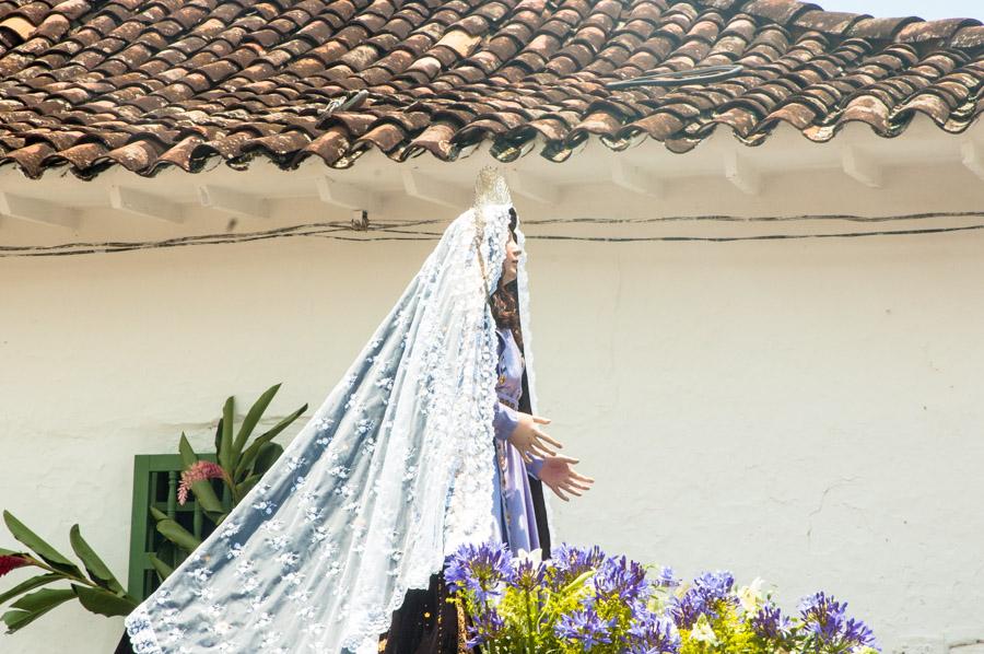 Paso de la semana santa de Santa fe de Antioquia, ...