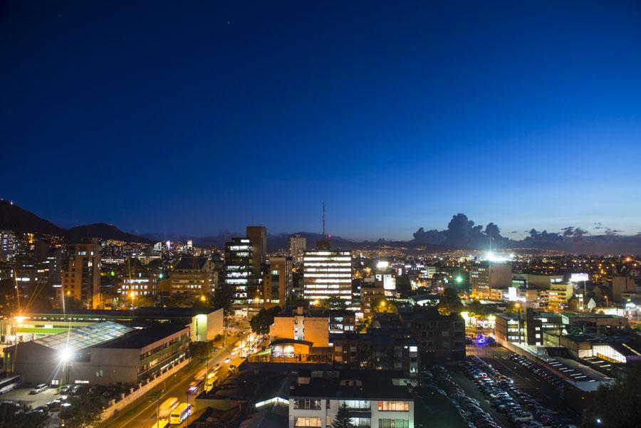 Panoramica Atardecer de la Ciudad de Bogota, Cundi...