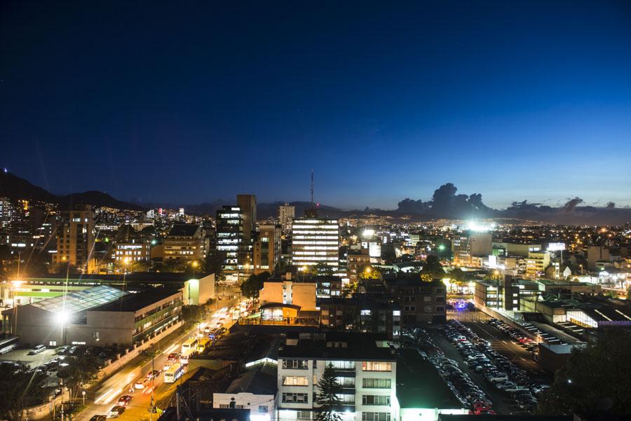 Panoramica Atardecer de la Ciudad de Bogota, Cundi...