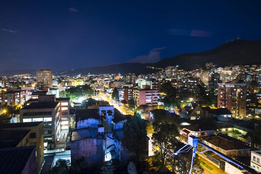 Panoramica Atardecer de la Ciudad de Bogota, Cundi...