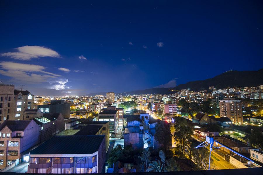 Panoramica Atardecer de la Ciudad de Bogota, Cundi...