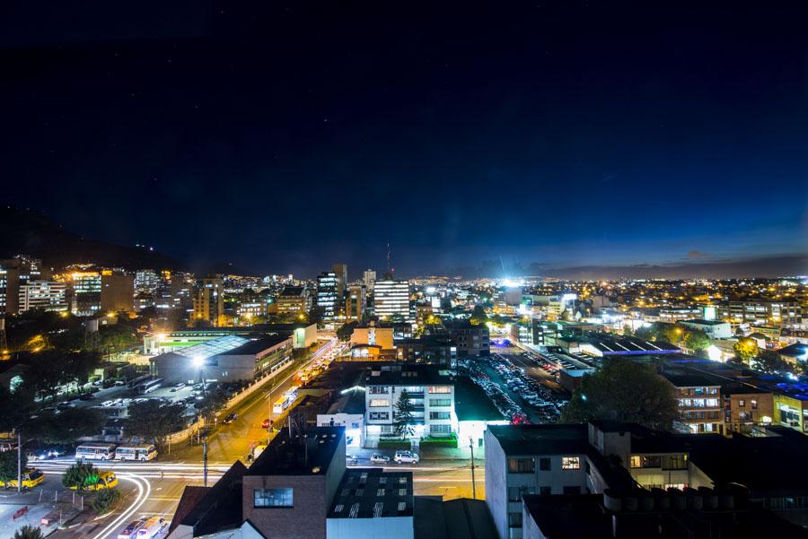 Panoramica Atardecer de la Ciudad de Bogota, Cundi...