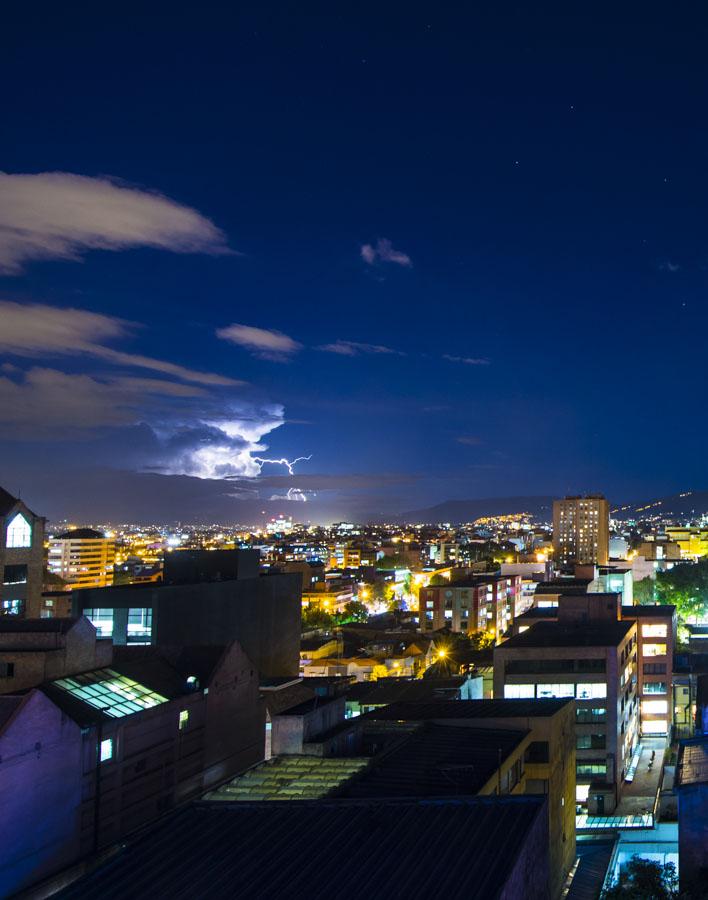 Panoramica Atardecer de la Ciudad de Bogota, Cundi...