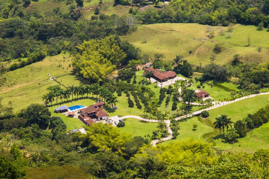 Panoramica de una Casa Finca Venecia, Antioquia, C...