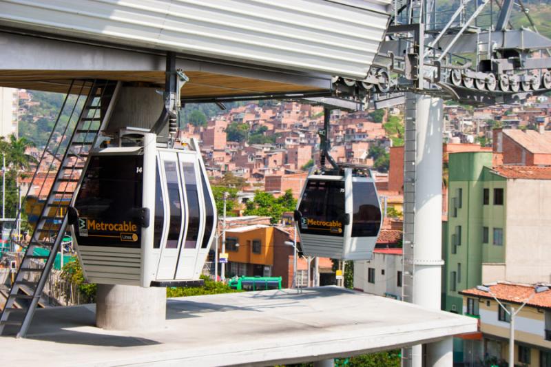 Estacion San Javier, Medellin, Antioquia, Colombia