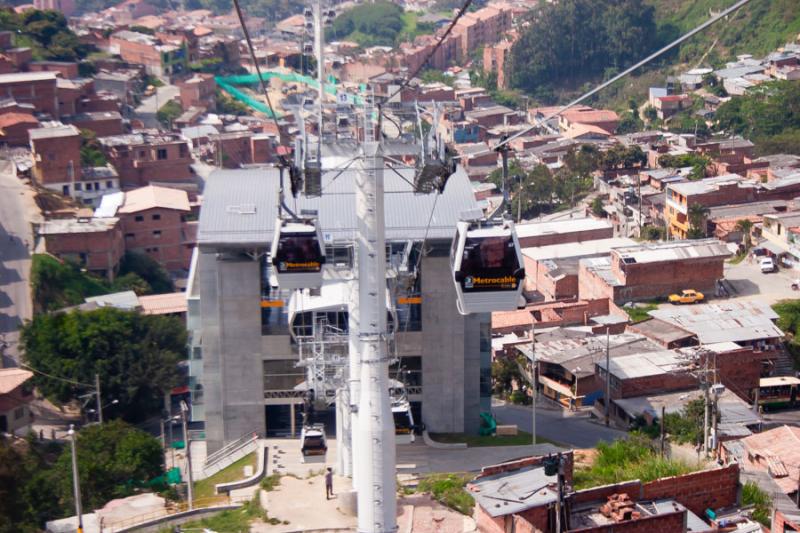 Estacion San Javier, Medellin, Antioquia, Colombia