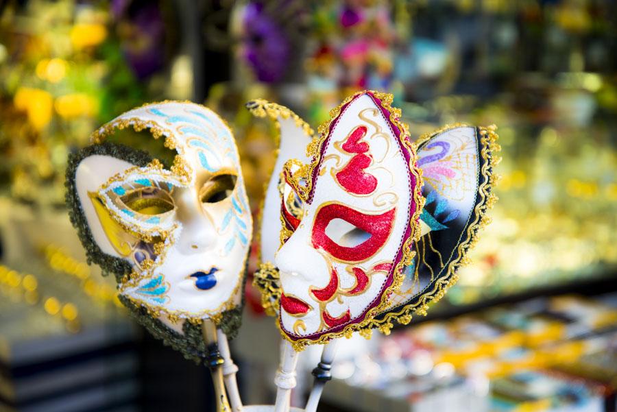 Mascaras del Carnaval de Venecia, Venecia, Veneto,...