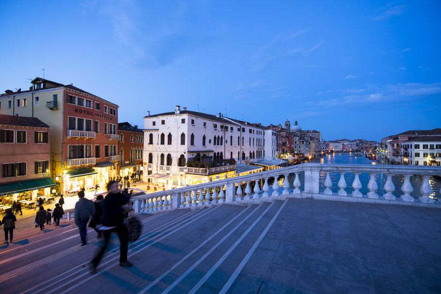 Ataradecer Gran Canal, Venecia, Veneto, Italia, Eu...