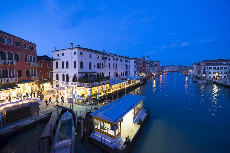 Ataradecer Gran Canal, Venecia, Veneto, Italia, Eu...