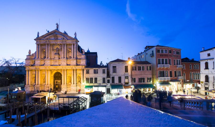 Ataradecer Gran Canal, Venecia, Veneto, Italia, Eu...