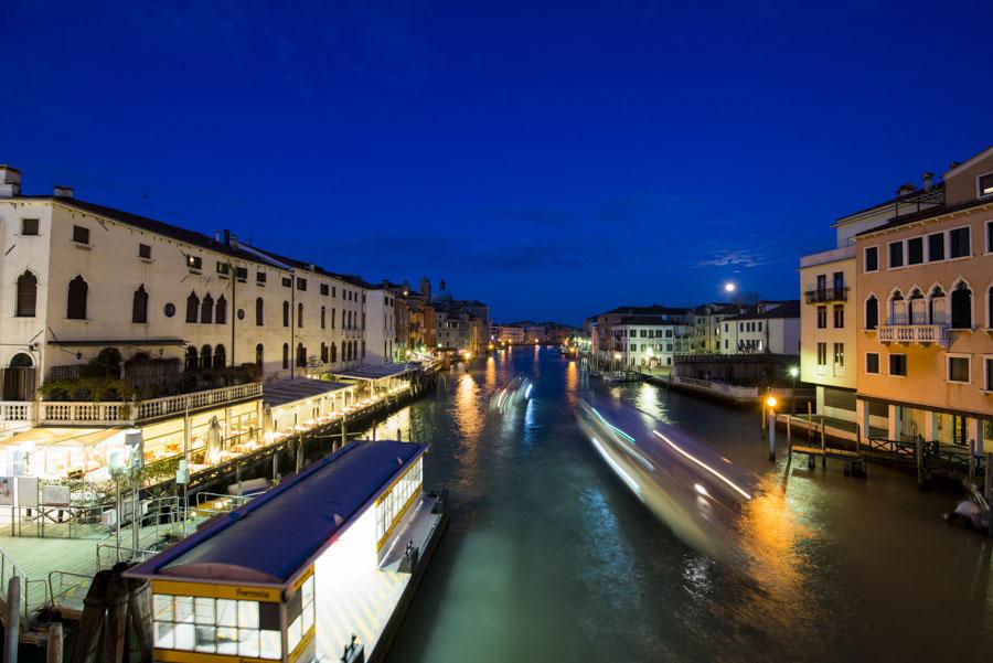 Ataradecer Gran Canal, Venecia, Veneto, Italia, Eu...