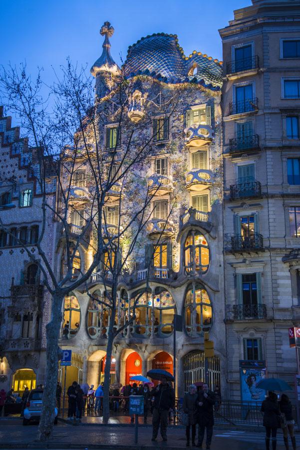 La Casa Batllo, Paseo de Gracia, Barcelona, Españ...