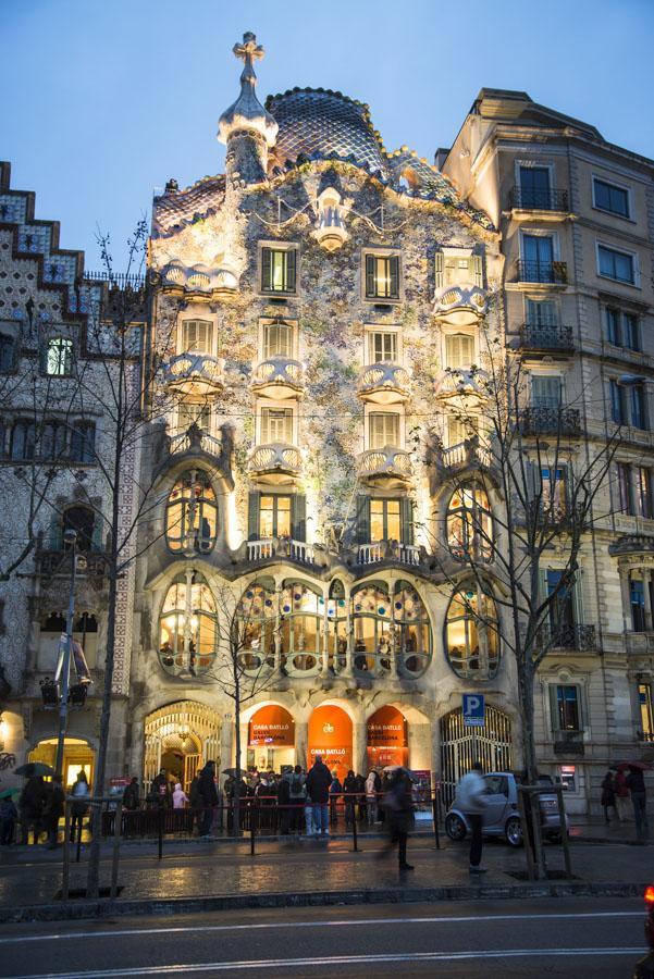 La Casa Batllo, Paseo de Gracia, Barcelona, Españ...