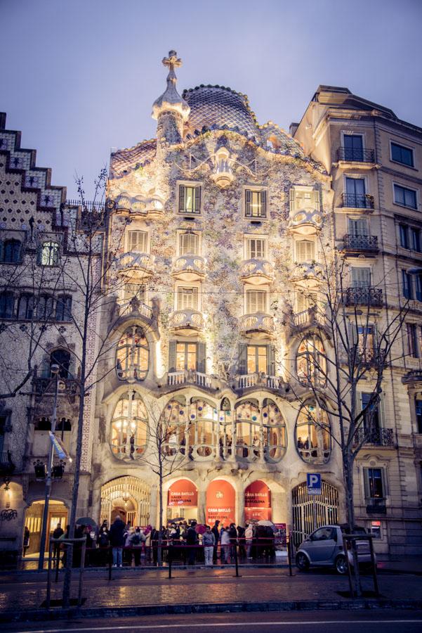 La Casa Batllo, Paseo de Gracia, Barcelona, Españ...