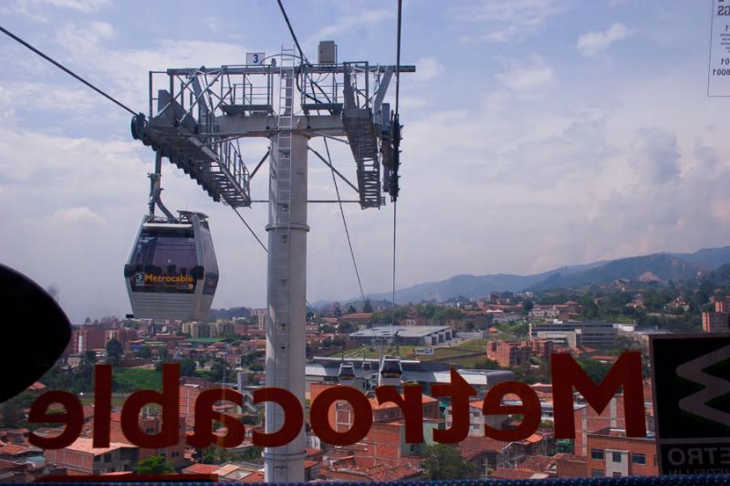 Cabinas del Metrocable, Medellin, Antioquia, Colom...