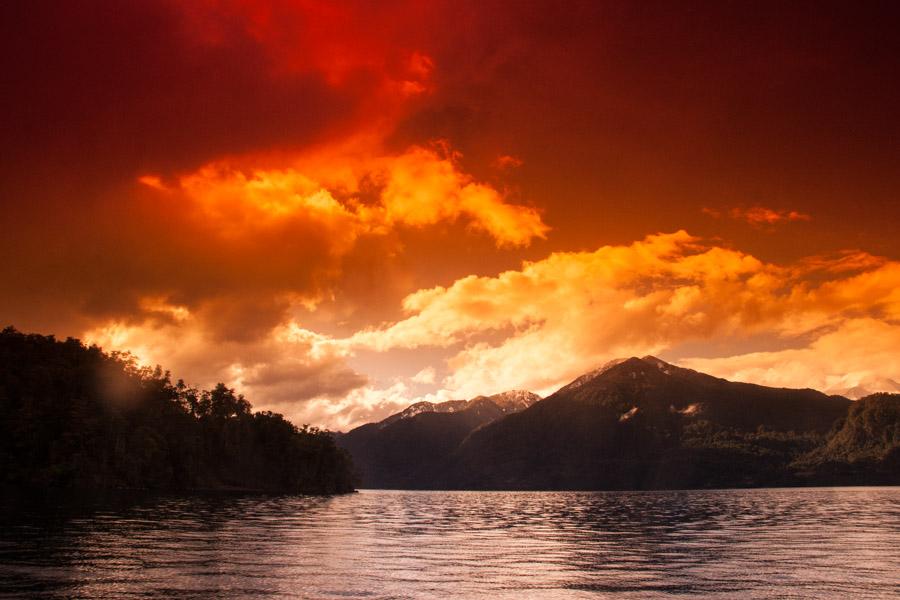 Lago Todos los Santos, Chile, Santiago de Chile, S...