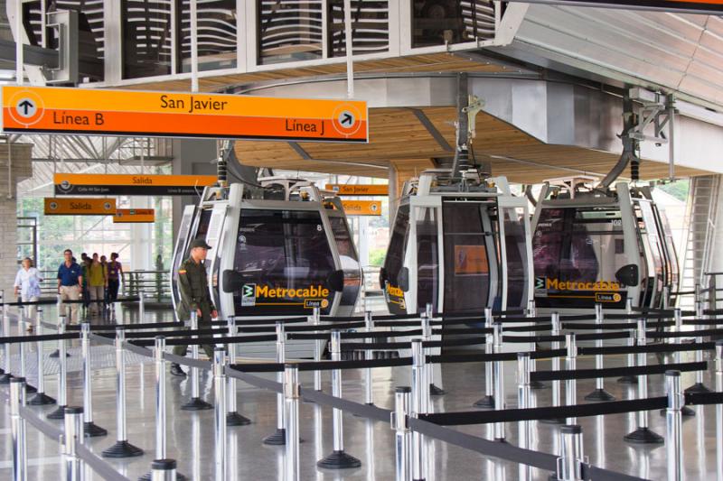 Estacion San Javier, Medellin, Antioquia, Colombia