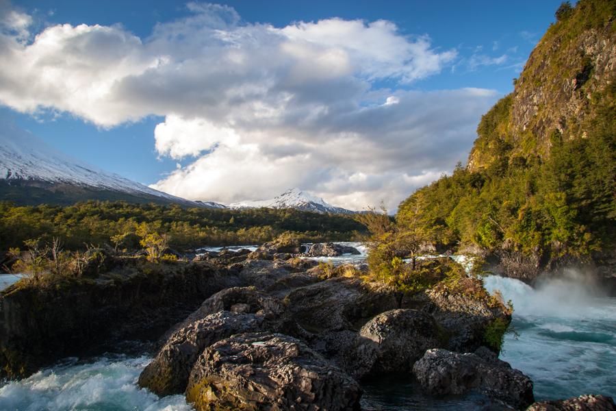 Rio Petrohue, Chile, Santiago de Chile, Sur Americ...