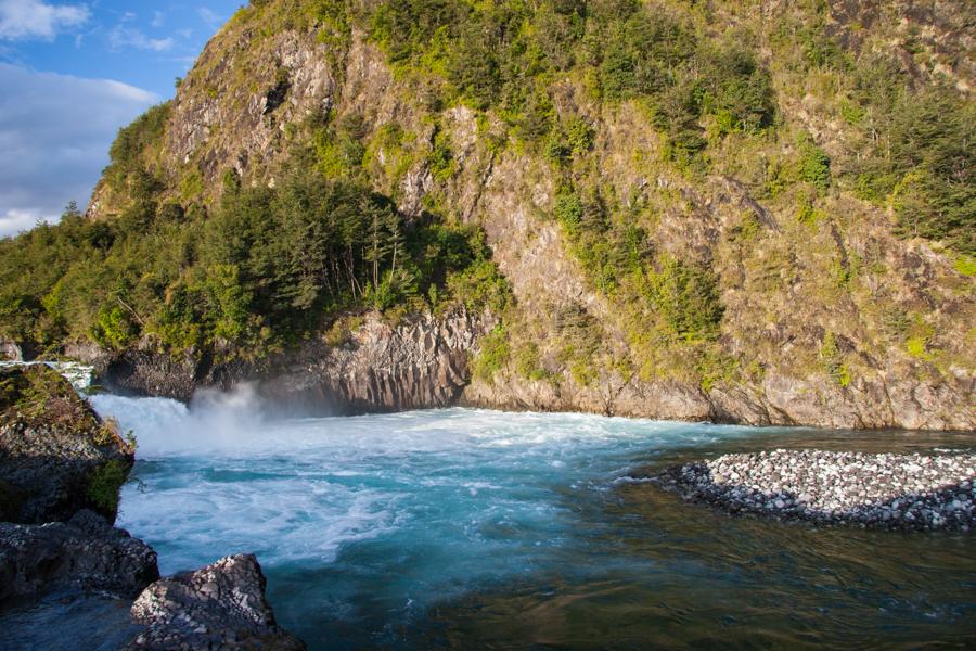 Rio Petrohue, Chile, Santiago de Chile, Sur Americ...