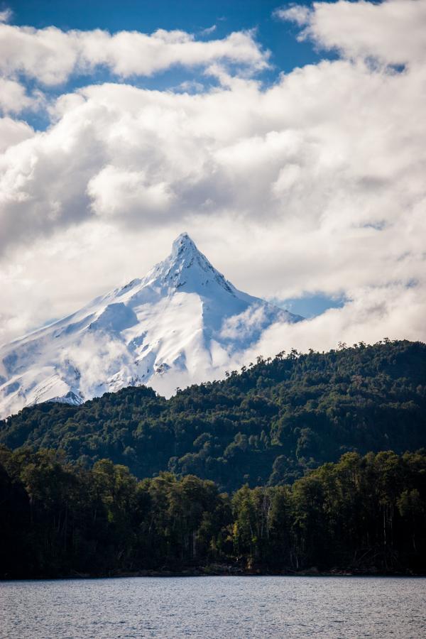 Volcan Puntiagudo, Lago de Todos los Santos, Chile...