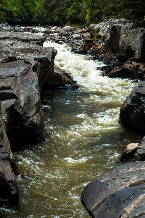 Rio en San Agustin, Huila, Colombia