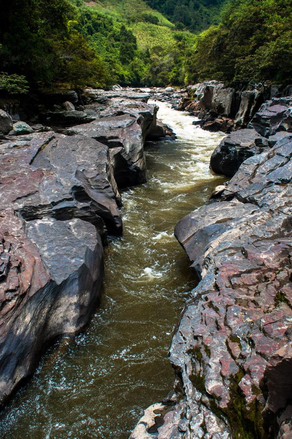 Rio en San Agustin, Huila, Colombia