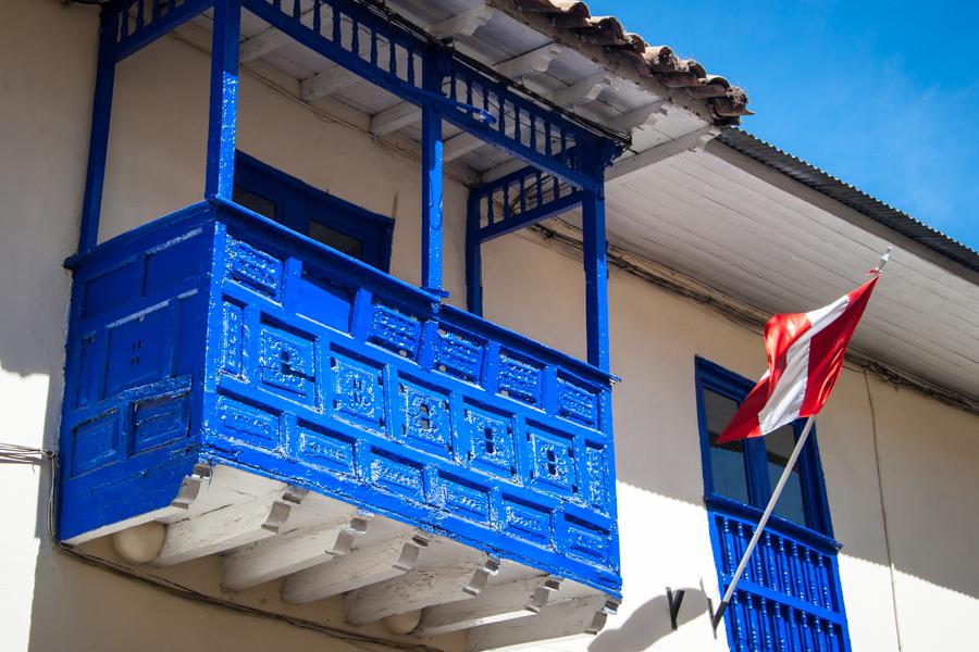 Balcon Colonial, Peru, Cuzco, Cusco, Sur America