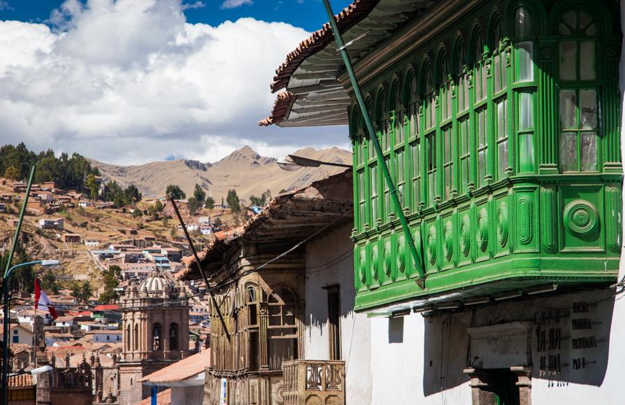 Arquitectura Colonial, Peru, Cuzco, Cusco, Sur Ame...