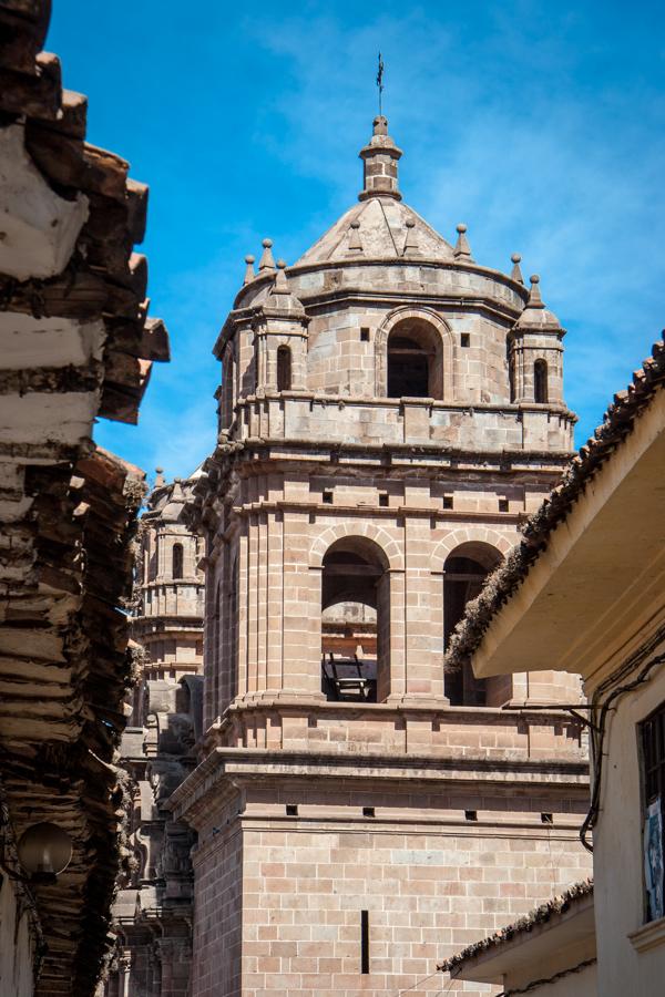 Torre de la Iglesia San Pedro, Peru, Cuzco, Cusco,...