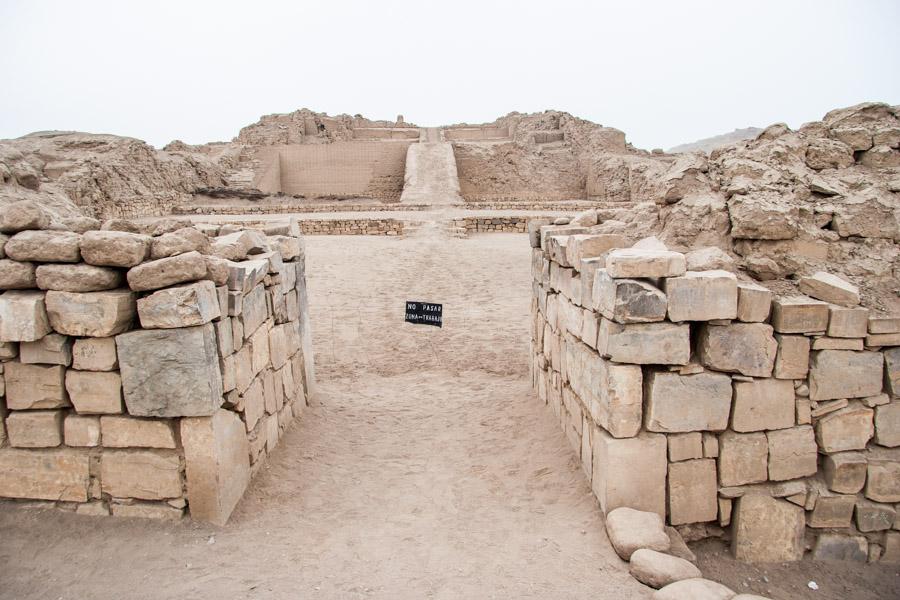 PachaCamac, Piramide con Rampa, Lima, Peru, Sur Am...