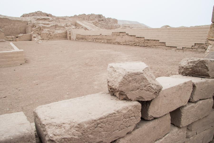 PachaCamac, Piramide con Rampa, Lima, Peru, Sur Am...