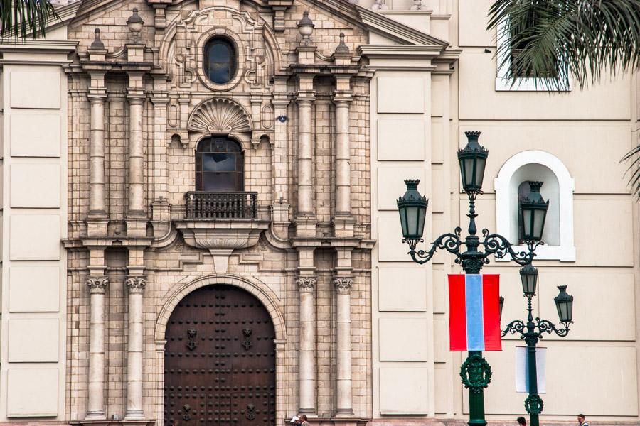 Entrada de la Catedral de Lima, Peru, Sur America