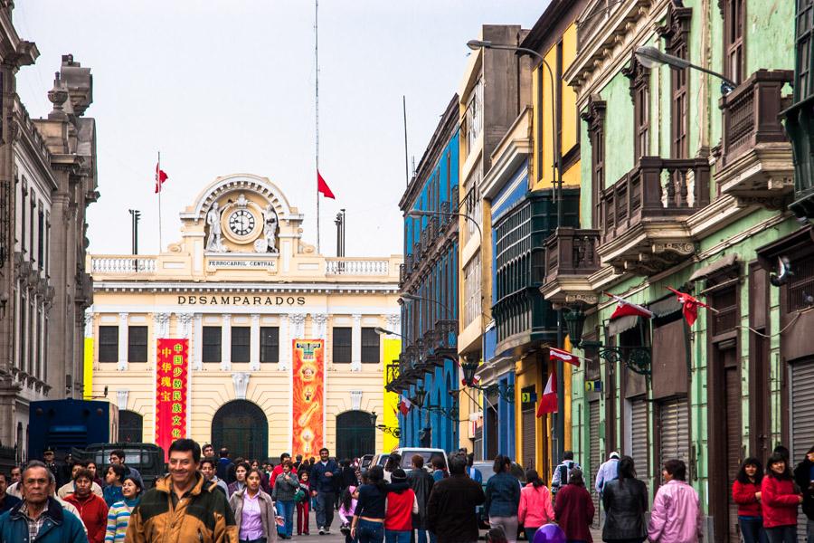 Estacion los DesamParados, Lima, Peru, Sur America