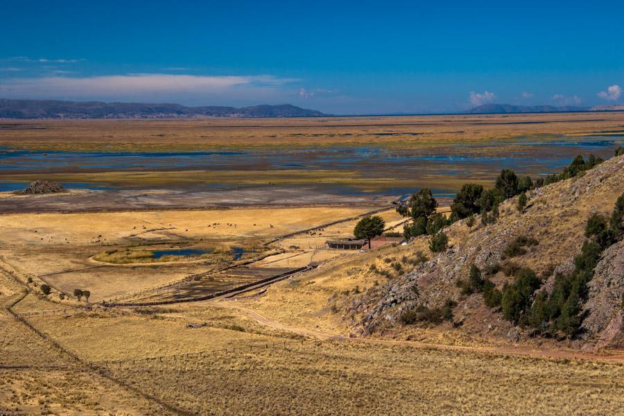 Panoramica de la Provincia del Puno, Peru, Cuzco, ...