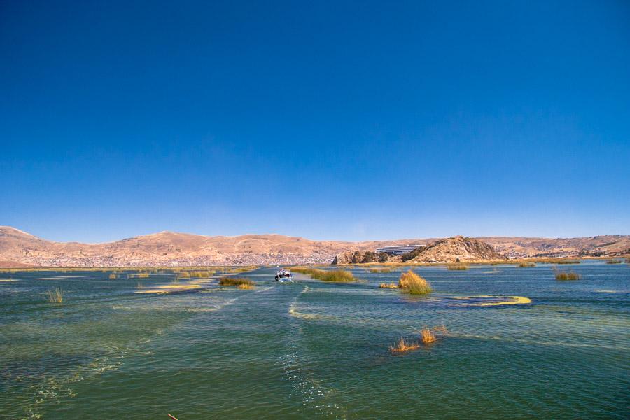 Lago Titicaca, Provincia del Puno, Peru, Cuzco, Cu...