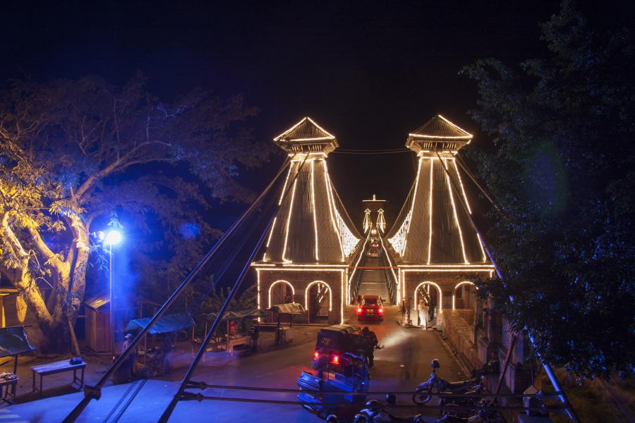 Puente de occidente, Santa Fe de Antioquia, Colomb...